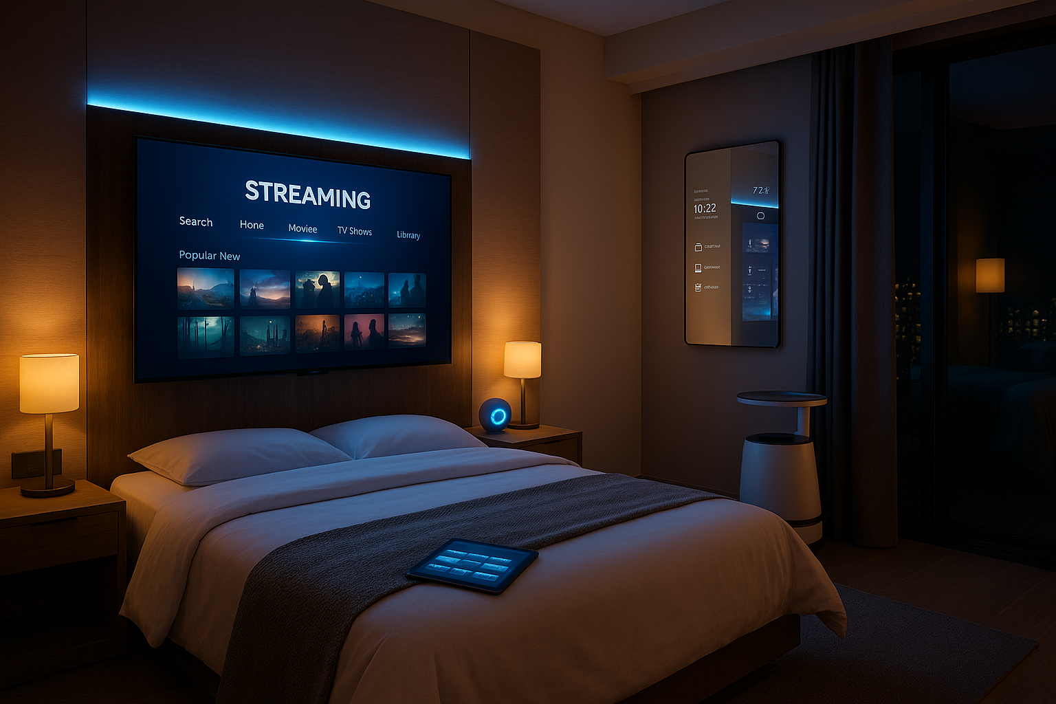 A Hotel Room of the future