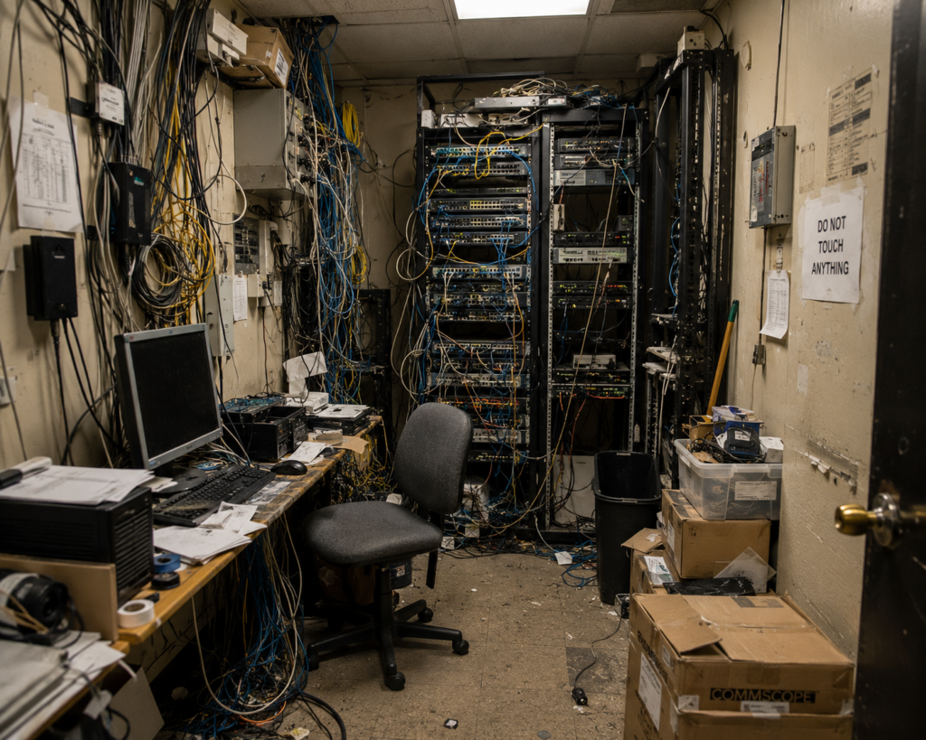 Legacy Network Equipment that has grown organically