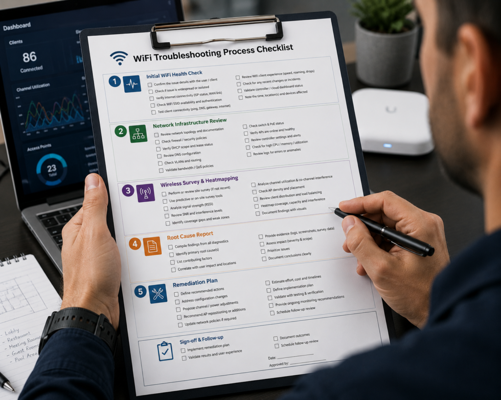 The Connected Hospitality Troubleshooting Checklist