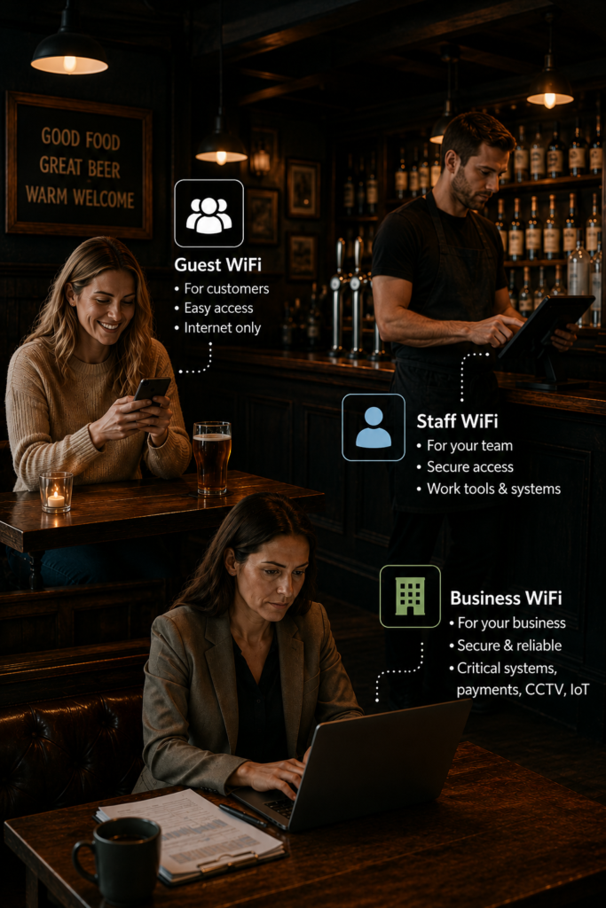 Different services require their own WiFi network