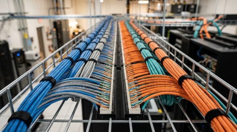 Cat6 and Cat6A structured network cabling